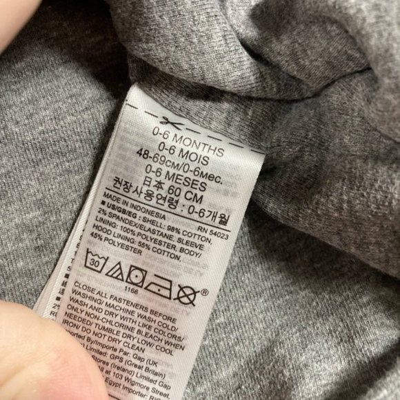 Baby GAP 0-6 months Army green cargo jacket EUC - Picture 8 of 10